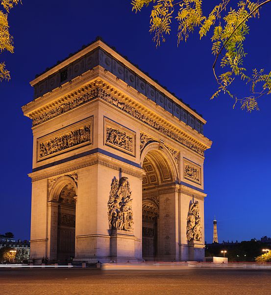 2CV Paris Tour : Visiter Paris en 2CV! Arc de Triomphe