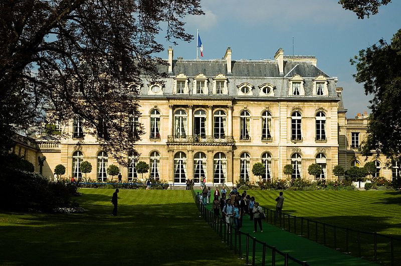 2CVParisTour : Visiter Paris en 2CV! Le Palais de l'Elysée