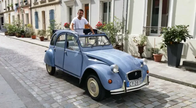 2CVParisTour - Marc et Mirabelle la 2CV