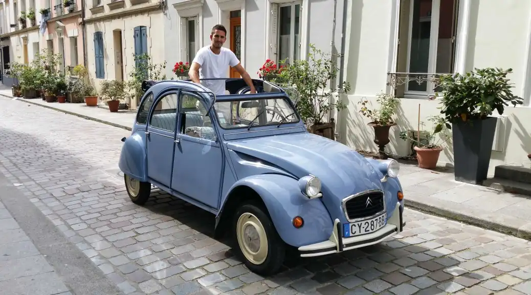 2CVParisTour - Marc et Mirabelle la 2CV